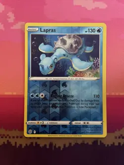 Pokemon Card Lapras Brilliant Stars Reverse Holo Rare 031/172 NM - Image 1