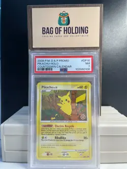 Pikachu Diamond & Pearl Promo Holo Countdown Calendar 2008 #DP16 PSA 7 - SLAB - Image 1