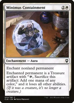 Minimus Containment | #34 | CLB | MTG | Foil | LP - Image 1