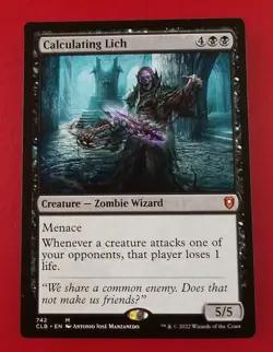 1x Calculating Lich | Battle for Baldur's Gate | MTG Magic Cards - Image 1