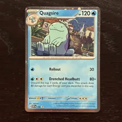 Quagsire SVP 156 Pokemon Scarlet & Violet Black Star Promo Cosmos Holo NM - Image 1