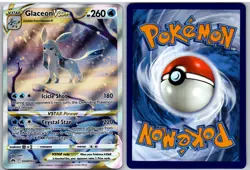 Glaceon VSTAR GG40/GG70 Holo VSTAR Rare Crown Zenith Galarian Gallery Pokemon NM - Image 3