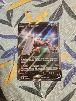 Conkeldurr V 074/078 Alt Art Pokemon GO Holo Ultra Rare Pokemon MINT - Image 1