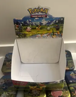 EMPTY Ascended Heroes Mini Tins Display Pokemon TCG 2 Art Sets 10 Empty Tins - Image 4