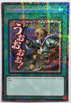 Yugioh Reinforcement of the Army RA05-EN113 Starlight Rare 1st Edition - Image 1