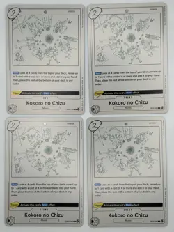 (x4) Kokoro no Chizu EB02-050 R Anime 25th collection One Piece English PLAYSET - Image 1