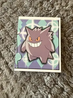 Gengar Pokemon Sticker / Card #187 Merlin Rare MINT Condition 1999. - Image 1