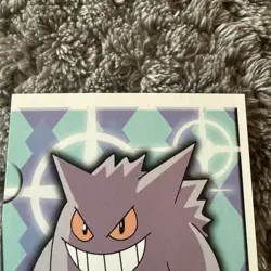 Gengar Pokemon Sticker / Card #187 Merlin Rare MINT Condition 1999. - Image 2