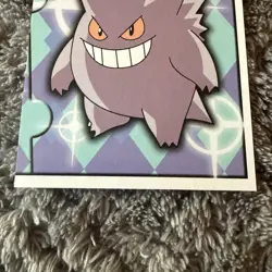 Gengar Pokemon Sticker / Card #187 Merlin Rare MINT Condition 1999. - Image 3