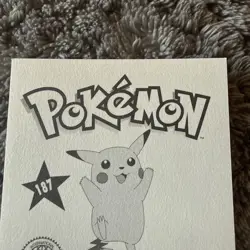 Gengar Pokemon Sticker / Card #187 Merlin Rare MINT Condition 1999. - Image 5