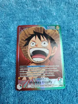 Monkey.D.Luffy (001) (Alternate Art) OP13-001 Carrying On His Will Foil - Image 1