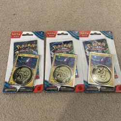 Pokemon TCG-Twilight Masquerade, Pupitar Single Pack Blister box X3 (Sealed) - Image 1