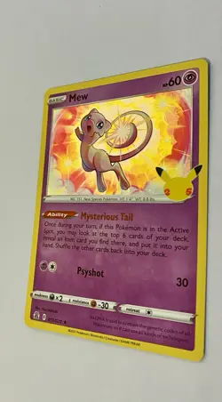 Pokemon TCG Mew 011/025 Celebrations 25th Holo Rare Pokemon Card - Image 3