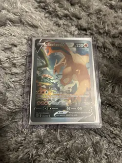 Pokemon TCG Charizard v 154/172 Brilliant Stars Alt Art - Image 1
