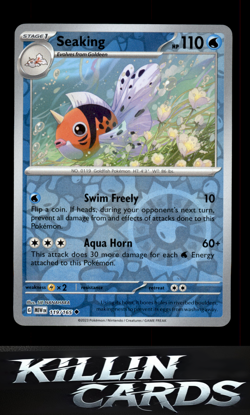 Reverse Holofoil Seaking 119/165 Pokemon Uncommon SV: Scarlet & Violet 151 Card - Image 1