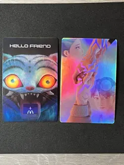 McDonald’s K-Pop Demon Hunters Rumi Jinu Foil Holding Hands Saja Boys Card 🔥 - Image 1