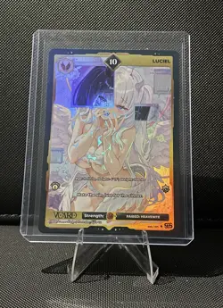 VCard: Divine Chaos 1st Edition Luciel (Lucy Pyre) Ultra Rare 10 Holo Card - Image 1