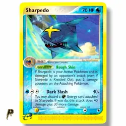 Sharpedo 22/109 - 2003 Ruby & Sapphire e-Reader Common Pokemon Card LP - Image 1