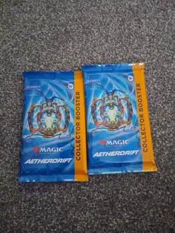 8 X Aetherdrift Collector Booster Packs MTG Magic The Gathering - Image 1
