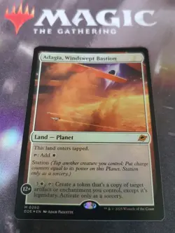 Mtg. Adagia, Windswept Bastion. Foil. Edge of Eternities. Pack Fresh - Image 1