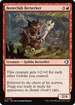 MTG Boneclub Berserker 126 Lorwyn Eclipsed Magic - Image 1