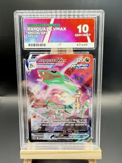 Pokemon TCG | Silver Tempest - Rayquaza VMAX SA TG20/TG30 - ACE 10 - Image 1