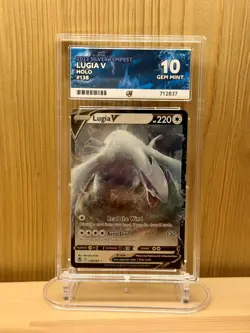 Pokemon TCG Lugia V 138/195 - ACE 10 - Image 1