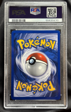 PSA 8 Typhlosion #17 Holo Neo Genesis Pokemon SWIRL - Image 4