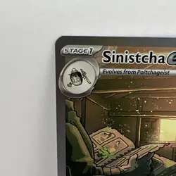 Pokemon Sinistcha ex 210/167 Sv06 Twilight Masquerade Illustration Rare Holo - Image 3
