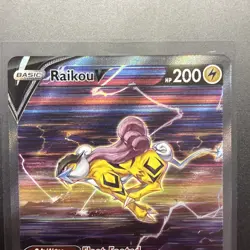 Pokemon TCG Raikou V Crown Zenith: Galarian Gallery Gg41/Gg70 Holo Ultra Rare - Image 3