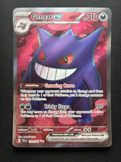Pokemon: Gengar ex Full Art 193/162 Ultra Rare Temporal Forces - Image 1