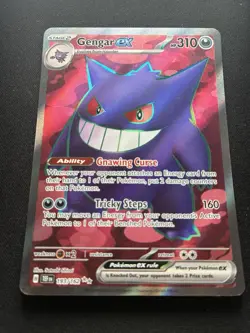 Pokemon: Gengar ex Full Art 193/162 Ultra Rare Temporal Forces - Image 2