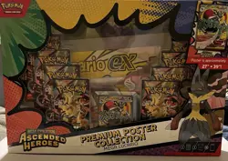 Pokemon TCG Mega Evolution Ascended Heroes Mega Lucario ex Premium Poster Colle… - Image 1