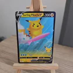 Pokemon Surfing Pikachu V - 008/025 - Celebrations (NM) - Image 1