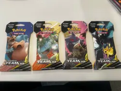 Pokemon Sun And Moon Team Up Sleeved Booster Pack Art Set (Factory Sealed) - Image 1
