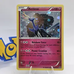 Xerneas (Cosmos Holo) Holo Pokemon XY BREAKthrough #107 LP - Image 1