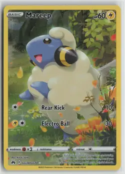 Mareep GG34/GG70 Holo Crown Zenith Galarian Gallery Pokemon NM - Image 1