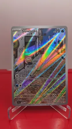 Pokemon TCG #204/198 Slowpoke Holo IR SV01 Scarlet & Violet Base Set NM / Mint - Image 1