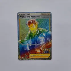 Pokemon TCG Professor's Research Pokemon Go 084/078 Holo Secret Rare - Image 1