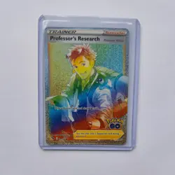 Pokemon TCG Professor's Research Pokemon Go 084/078 Holo Secret Rare - Image 3