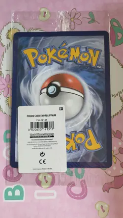 Pokemon TCG Snorlax Vmax Sword & Shield 142/202 Holo extra large card - Image 2