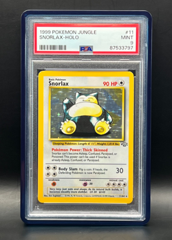 Snorlax #11 Holo- 1999 Pokemon Jungle- PSA Mint 9 - Image 1