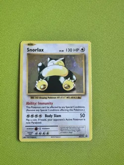 Pokemon TCG Snorlax XY179 Black Star Promo 2016 Holo Card - Image 1