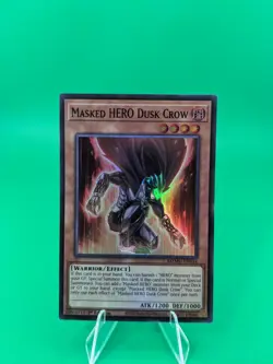 Yu-Gi-Oh! Masked HERO Dusk Crow MZMU-EN014 Super Rare - Image 2