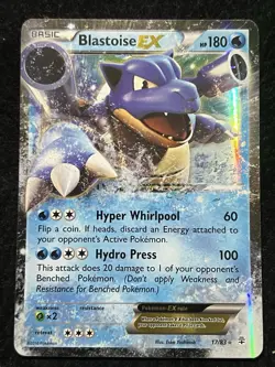 Pokemon TCG Blastoise-EX Generations 17/83 Holo Holo Rare ex - Image 1