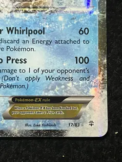 Pokemon TCG Blastoise-EX Generations 17/83 Holo Holo Rare ex - Image 4