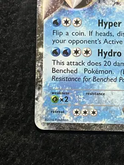 Pokemon TCG Blastoise-EX Generations 17/83 Holo Holo Rare ex - Image 5