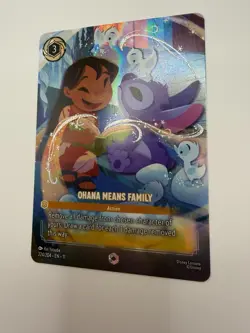 Disney Lorcana Ohana Means Family 224/204 Enchanted Rare NM Winterspell - Image 2