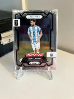 2026 Panini Monopoly Prizm World Cup - Lionel Messi - Argentina Base Card - Image 1