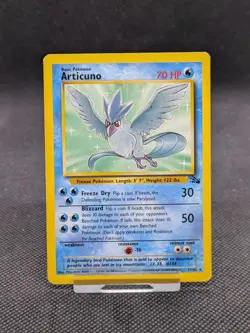 Articuno 17/62 Non Holo Fossil Set Rare Pokemon Card WOTC Played - Image 1